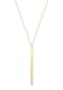 CULOVITY Simple Bar Pendant Necklace Long Lariat Chain for Women 24 Pendant 35 Chain 1Pcs