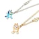 LUV HER Bluey and Bingo BFF Necklace Set Girls Friendship Gift for Ages 6