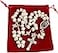Holy Land Market Medjugorje Rosary Handcrafted from Apparition Hill Stones 20 in Silver Cross