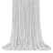 ZYFLSQ 100 Pcs 33 7mm Metallic Silver Beads Necklaces Bulk Mardi Gras Beaded Necklaces Party Beads Costume Necklaces Silver