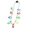 Windy City Novelties 4 Pack LED Light Up Christmas Bulb Necklace with 6 Dynamic Light Modes Flashing Holiday Accessory for Parties Parades Festive Events