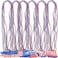 Moon Boat 36PCS Fourth4th of July Necklaces Beads Patriotic Accessories Bulk Memorial Day Party Favors Decor DecorationsStar Uncle Sam Hats