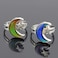 swqfzki 2 PCS Moon and Star Mood Rings Adjustable Color Changing Finger Ring for Women Girls