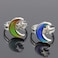 swqfzki 2 PCS Moon and Star Mood Rings Adjustable Color Changing Finger Ring for Women Girls