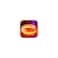 Angyape Venus Orb Glow Resin Ring for Men Women Luminous Glow in Dark Cute Aesthetic Orange 6