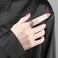 chakrit Angels Wing Feather Ring Thai Silver Jewelry for Women Men