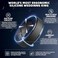 Egnaro Inner Arc Ergonomic Breathable Design Silicone Rings Mens with Half Sizes 14567 Rubber Wedding Bands 10mm Wide25mm Thick