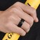 Egnaro Inner Arc Ergonomic Breathable Design Silicone Rings Mens with Half Sizes 14567 Rubber Wedding Bands 10mm Wide25mm Thick