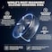 Egnaro Inner Arc Ergonomic Breathable Design Silicone Rings Mens with Half Sizes 14567 Rubber Wedding Bands 10mm Wide25mm Thick
