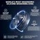 Egnaro Inner Arc Ergonomic Breathable Design Silicone Rings Mens with Half Sizes 14567 Rubber Wedding Bands 10mm Wide25mm Thick