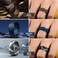 Egnaro Inner Arc Ergonomic Breathable Design Silicone Rings Mens with Half Sizes 14567 Rubber Wedding Bands 10mm Wide25mm Thick