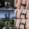 Egnaro Mens Rings 85mm Wide2mm Thick Inner Arc Ergonomic Breathable Rubber Wedding bandsHypoallergenic for GymOutdoorGift17 Variety Pack with Half Size