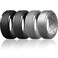 Egnaro Mens Silicone Rings 10mm Wide 25mm Thick Rubber Wedding Bands Multipack 147 Breathable Comfort Fit For Workout