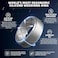 Egnaro Mens Silicone Rings 10mm Wide 25mm Thick Rubber Wedding Bands Multipack 147 Breathable Comfort Fit For Workout