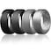 Egnaro Mens Silicone Rings 10mm Wide 25mm Thick Rubber Wedding Bands Multipack 147 Breathable Comfort Fit For Workout