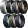 Egnaro Mens Silicone Rings 10mm Wide 25mm Thick Rubber Wedding Bands Multipack 147 Breathable Comfort Fit For Workout