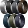 Egnaro Mens Silicone Rings 10mm Wide 25mm Thick Rubber Wedding Bands Multipack 147 Breathable Comfort Fit For Workout