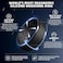 Egnaro Mens Silicone Rings 10mm Wide 25mm Thick Rubber Wedding Bands Multipack 147 Breathable Comfort Fit For Workout