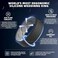 Egnaro Mens Silicone Rings 75mm Wide 25mm Thick Rubber Bands For Him Ergonomic Beveled Edge Two Tone Waterproof Workout Accessories
