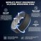 Egnaro Mens Silicone Rings 75mm Wide 25mm Thick Rubber Bands For Him Ergonomic Beveled Edge Two Tone Waterproof Workout Accessories