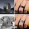 Egnaro Mens Silicone Rings 8mm Wide 25mm Thick Multipack Ergonomic Rubber Wedding Bands For Him Breathable Grooves For Workout