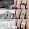 Egnaro Mens Silicone Wedding Rings 85mm Wide 2mm Thick Breathable Inner Arc Rubber Bands Hypoallergenic Flexible Rings for Gym Work Construction Electrical Outdoor Gift for Men 17 Pack