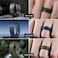 Egnaro Mens Silicone Wedding Rings 85mm Wide 2mm Thick Breathable Inner Arc Rubber Bands Hypoallergenic Flexible Rings for Gym Work Construction Electrical Outdoor Gift for Men 17 Pack