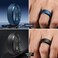 Egnaro Silicone Ring For Men 9mm Wide 25mm Thick Rubber Wedding Bands Ergonomic Breathable Design Flexible Engagement Rings