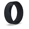Enso Rings Bevel Classic Silicone Wedding Ring Hypoallergenic Unisex Wedding Band Comfortable Band for Active Lifestyle 8mm Wide 216mm Thick Obsidian Size 10