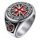 FaithHeart Freemason Knights Templar Rings Cool Signet Rings for Male Size 11