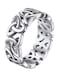 FaithHeart Mens Stacking Rings Size 10 Stainless Steel Ireland Finger Charms Celtic Knot Engagement Bands