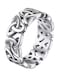 FaithHeart Mens Stacking Rings Size 10 Stainless Steel Ireland Finger Charms Celtic Knot Engagement Bands