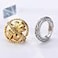FORUBUS Astronomical Sphere Spinner Ring Astronomy Ball Cosmic Finger Ring for Astronomer Fans Student Museum Memorial Souvenirsilver 9