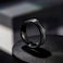 Greenpod 8mm Black Tungsten Wedding Band Ring for Men Grooved Center Brush Finish Comfort Fit Size 13