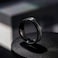 Greenpod 8mm Black Tungsten Wedding Band Ring for Men Grooved Center Brush Finish Comfort Fit Size 13