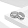 HAIXIAN Cool Unisex Retro Walking Wolf Band RingThick Platinum Plated Antique Punk Gothic Biker Cocktail Party Animal Forest Mountain Engraved Ring Jewelry RingA 10