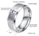 INRENG Mens Stainless Steel Bible Verse Christian Lords Prayer Cross Ring Wedding Bands Silver Size 11