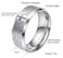 INRENG Mens Stainless Steel Bible Verse Christian Lords Prayer Cross Ring Wedding Bands Silver Size 11