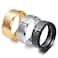 INRENG Mens Stainless Steel Bible Verse Christian Lords Prayer Cross Ring Wedding Bands Silver Size 11