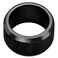 JUDE Jude Jewelers 15mm Stainless Steel Classical Plain Matte Black Brushed Ring Wedding Band Black 9