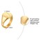 JUDE Jude Jewelers Stainless Steel Classical Simple Plain Round Signet Style Pinky Wedding Statement Promise Anniversary Ring Gold 7