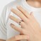KAMASATO 6mm Stainless Steel Ring for Men High Polish Plain Dome Silver Wedding Band Comfort Fit Size 6
