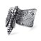 KIRTIJW Skull Rings for Men Stainless Steel Gothic Punk Biker DeathsHead Hawkmoth Rings Jewelry for Men Size 10