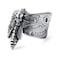 KIRTIJW Skull Rings for Men Stainless Steel Gothic Punk Biker DeathsHead Hawkmoth Rings Jewelry for Men Size 10