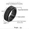 Nanafast Dragon Scale Anxiety Ring for Men Cool Stainless Steel Snake Dragon Scales Spinner Rings Fidget Ring Mens Ring GiftBlack7