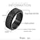 Nanafast Dragon Scale Anxiety Ring for Men Cool Stainless Steel Snake Dragon Scales Spinner Rings Fidget Ring Mens Ring GiftBlack9