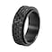 Nanafast Dragon Scale Anxiety Ring for Men Cool Stainless Steel Snake Dragon Scales Spinner Rings Fidget Ring Mens Ring GiftBlack9