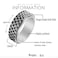 Nanafast Dragon Scale Anxiety Ring for Men Cool Stainless Steel Snake Dragon Scales Spinner Rings Fidget Ring Mens Ring GiftSilver9