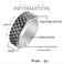 Nanafast Dragon Scale Anxiety Ring for Men Cool Stainless Steel Snake Dragon Scales Spinner Rings Fidget Ring Mens Ring GiftSilver9