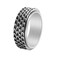 Nanafast Dragon Scale Anxiety Ring for Men Cool Stainless Steel Snake Dragon Scales Spinner Rings Fidget Ring Mens Ring GiftSilver9